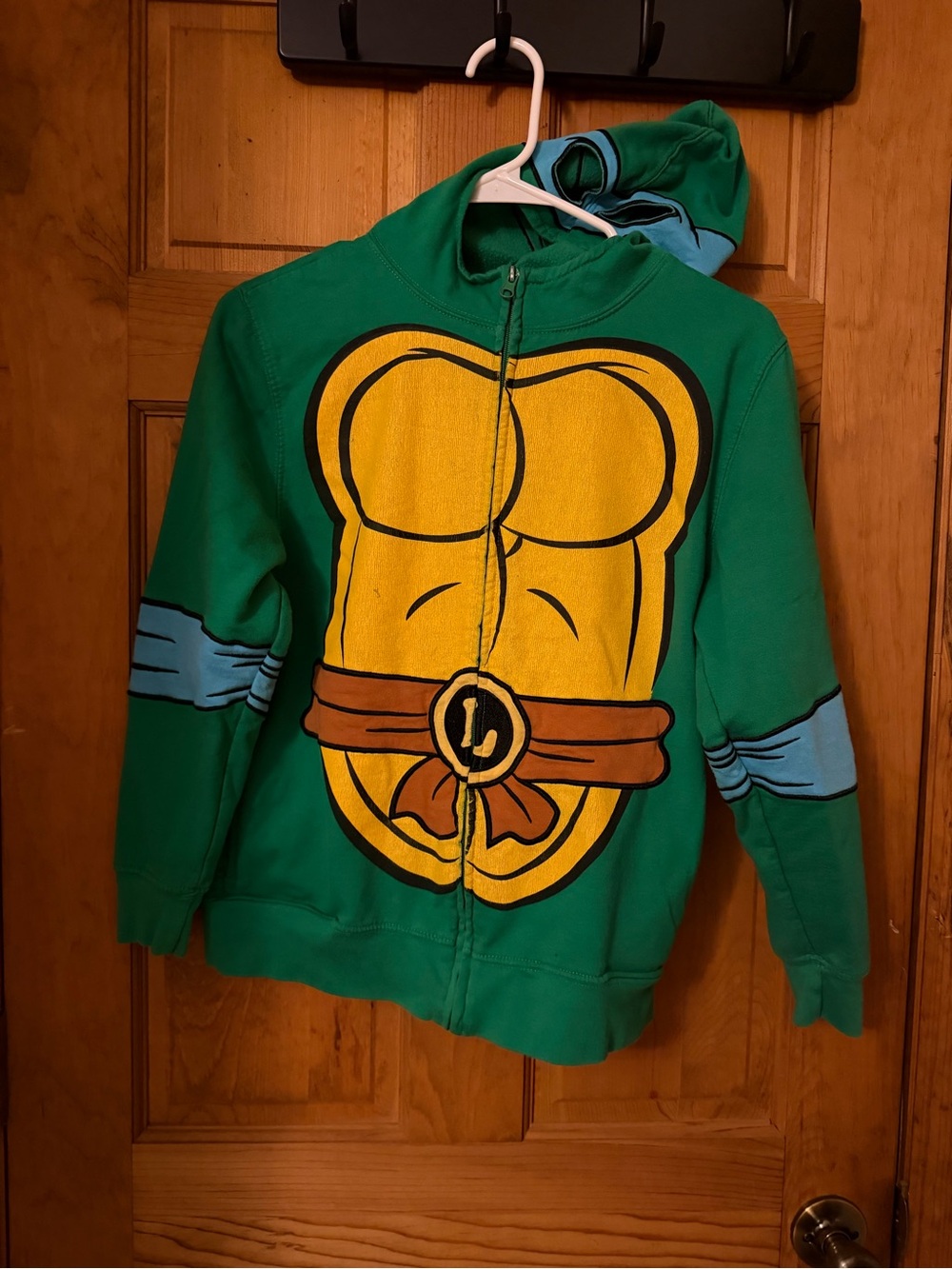 Nickelodeon Green & Yellow Ninja Turtle Zip Hoodie